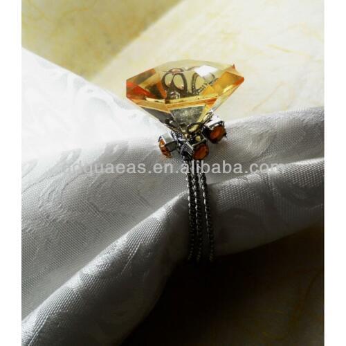Crystal napkin ring, party decoration napkin holder