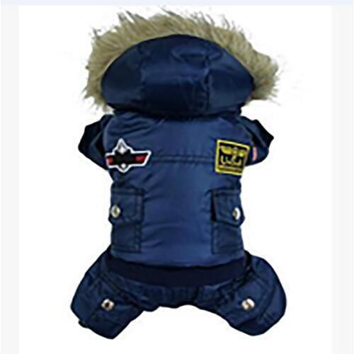 USA air force flying clothes dog clothes blue pet personality clothes