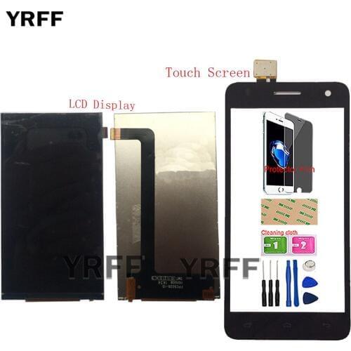 Mobile LCD Display Touch Screen For Fly Evo Chic4 IQ4512 LCD Display Touch Screen Glass Digitizer Assembly Tools Protector Film