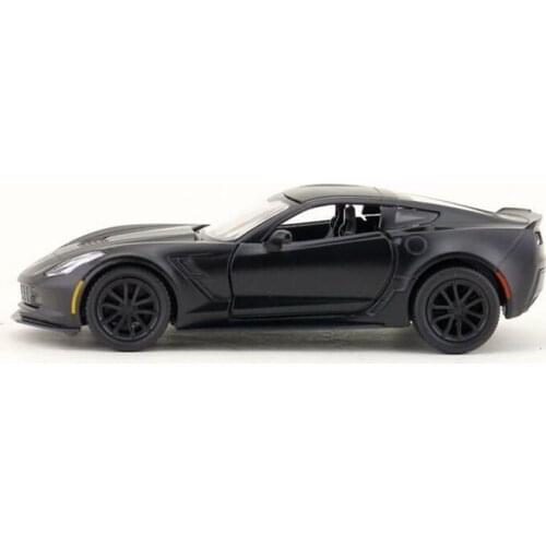 Corvette-C7 Alloy Model Car 1/36 Pull Back Sports Car Toy Car Mustang Camaro Metal Vehicle Decoration Childrens Car Boy Toy