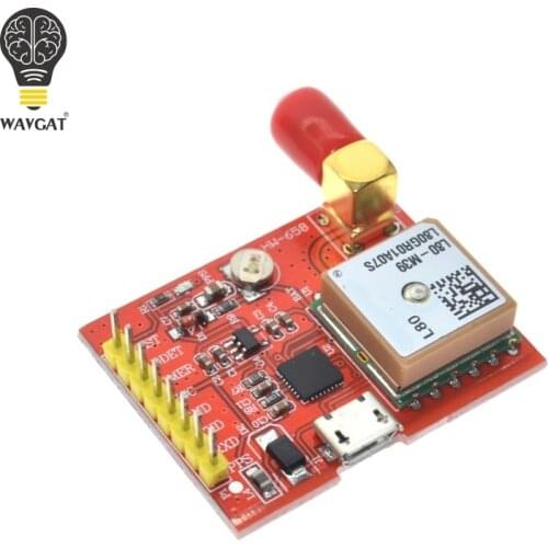 WAVGAT GPS MODULE for Raspberry Pi L80 Integrated with Patch Antenna MT3339 Chip with Antenna