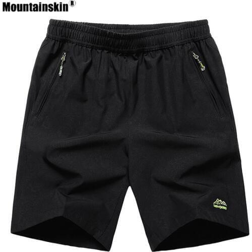 Mountainskin Mens Summer Quick Dry Breathable Shorts Outdoor Sportswear Hiking Trekking Running Camping Male Trouser 10XL VA636