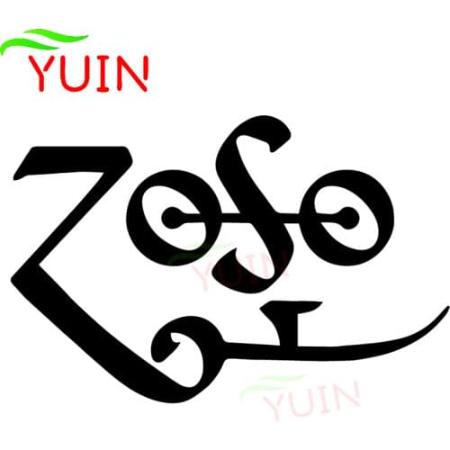 ZoSo Symbol Pattern Art Car Sticker Fashion Window Decoration Personality PVC Waterproof Sunscreen Decal Customizable Color