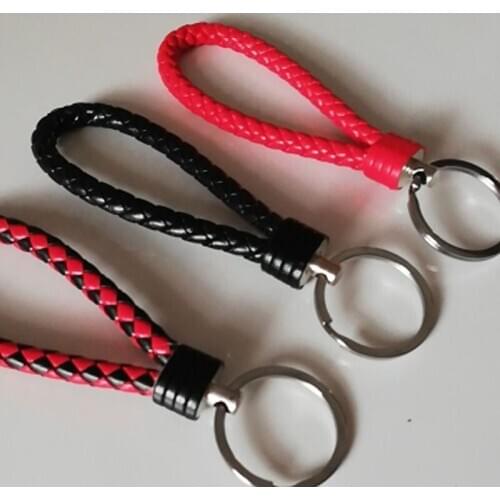 2018 Leather Rope Keychains Hand-made Woven Detachable Key Chains for Toyota Camry Corolla RAV4 Yaris Highlander/Land Cruiser