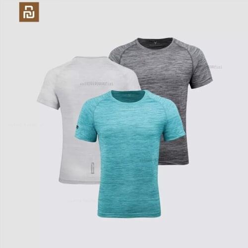 Xiaomi youpin long-lasting antibacterial webbing sports T-shirt breathable sportswear fitness clothing short sleeves