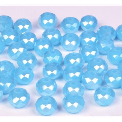 4 6 8mm Austria Loose Faceted Rondelle Glass Beads for Jewelry Making Women Diy Needlework Color Spacer Crystal Beads Wholesale