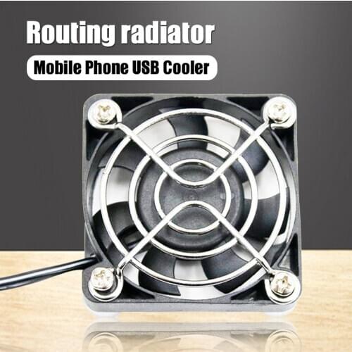 USB Interface Radiator Mute Telephone Cooler Universal Portable Pad Game Fan for Mobile phone and Router Cooling EM88