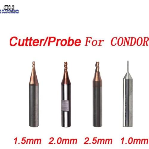 1.0mm 1.5mm 2.0mm 2.5mm Cutter Probe CONDOR XC MINI Plus Dolphin XP-005 Dolphin XP-007 Key Cutting Machine