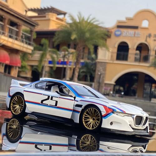 1:24 BMW CLS M4 DTM M6 GT3 Alloy Racing Car Model Diecast Metal Vehicles Toy Car Simulation Ornaments Boys Toy For Children Gift