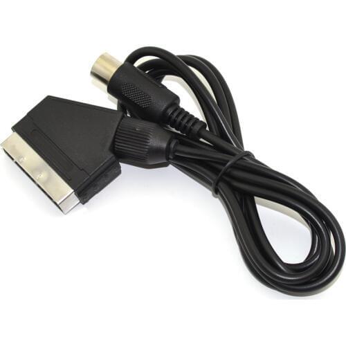 100pcs PAL V-Pin EU Scart AV Cable for SEGA Mega Drive 1 for Genesis 1