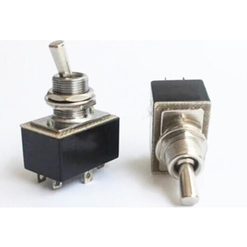 5pcs KN3-3 Toggle switch 6PIN rocker switch ON - ON 6P2T 12MM