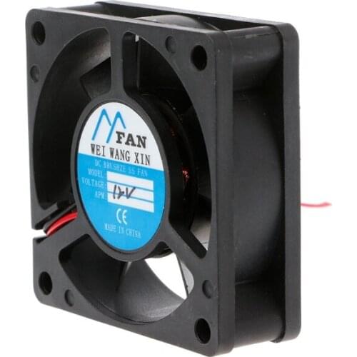 B2EF 60mm×60mm×20mm DC 12V 2-Pin Cooler Brushless Axial PC CPU Case Cooling Fan 6020
