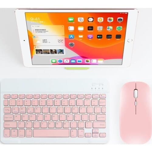 Bluetooth Keyboard Mouse For Huawei MediaPad T2 T3 T5 T8 M2 M3 Lite 8.0 10 10.1 M3 8.4 M5 M6 8.4 Matepad 10.4 Pro 10.8''Tablet