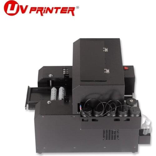 Digital high-definition printing automatic A4 UV printer for bottle mobile phone shell cylindrical wood glass pattern printing