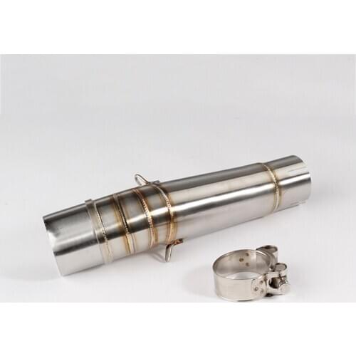 For Honda NC700 NC750X Motorcycle Exhaust Middle Connect Link Pipe Slip on 51mm