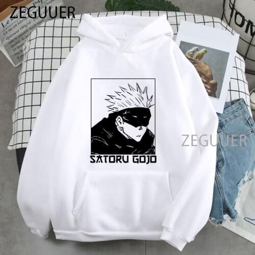 Jujutsu kaisen gojo Funny Hoody Woman men fashion anime Graphic Autumn Top Women Streetwear sweatshirt Hoodies vintage Clothes