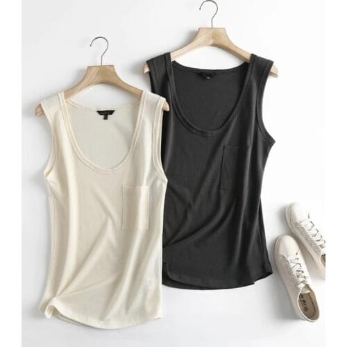 Dave&Di Summer Sleeveless England Style Fashion T Shirt Women Simple Vintage Linen Solid Camisetas Verano Mujer 2021 Tank Tops