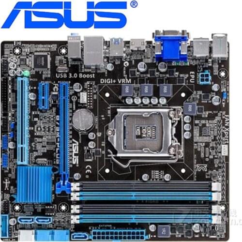 ASUS B75M-PLUS Motherboards LGA 1155 DDR3 32GB For Intel B75 B75M-PLUS Desktop Mainboard Systemboard SATA III USB Used