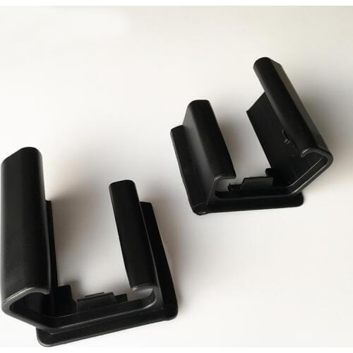 2Pcs OEM Front Seat Guide Rail Track End Plate Cover End Cap Trim Black For A4 A5 A6 A7 TT CC 4F0 881 347/348 8E0 881 347E/348 E