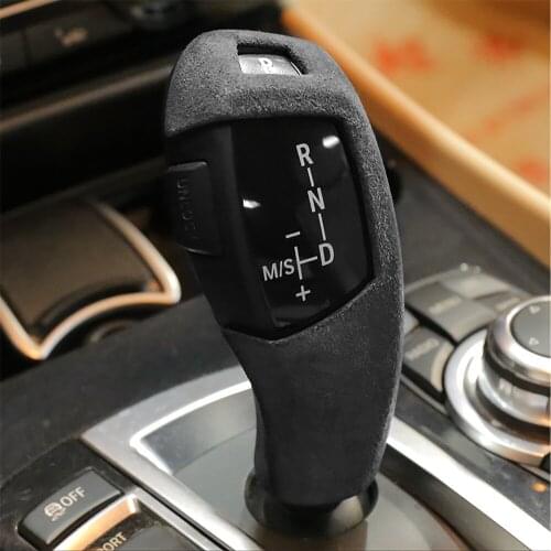 New Car Gear Shift Knob Head Cover Sticker For BMW E60 2008-2010 E70/E71 2008-2013 LHD Interior Auto Styling Molding Accessory