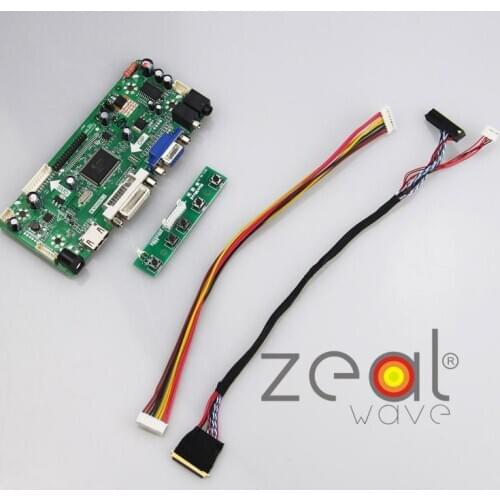 HDMI+DVI+VGA+Audio LCD/LED Controller Board For B170PW06 LP171WP4 B170PW03 N170C2-L02 LTN170WX2 17.1Inch 1440*900IPS LCD Display