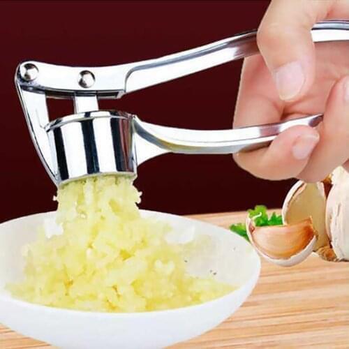 Garlic Press Professional Stainless Steel Crusher Mincer Heavy Soft-handled Rust-proof Presser Garlic Crush Garlic Chopper