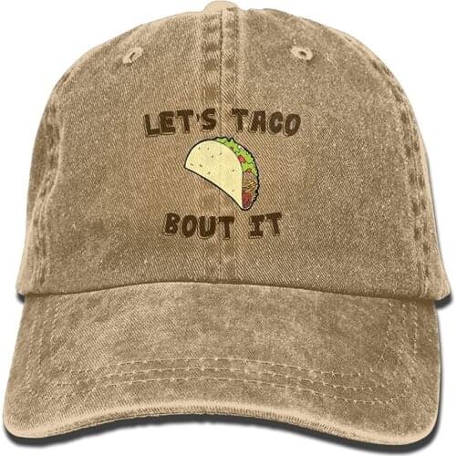 Adults Taco Adjustable Casual Cool Baseball Cap Retro Cowboy Hat Cotton Dyed Caps