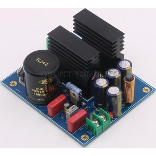 Assemble 5A Low-noise High-current Linear Regulator Power supply Board MJL15025 Output