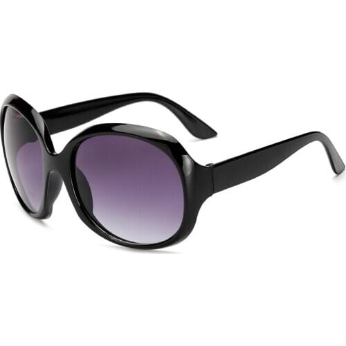 Vintage Oversize Oval Sunglasses Women Luxury Brand Big Frame Women Sun Glasses Black Fashion Gradient Female Glasses Oculos