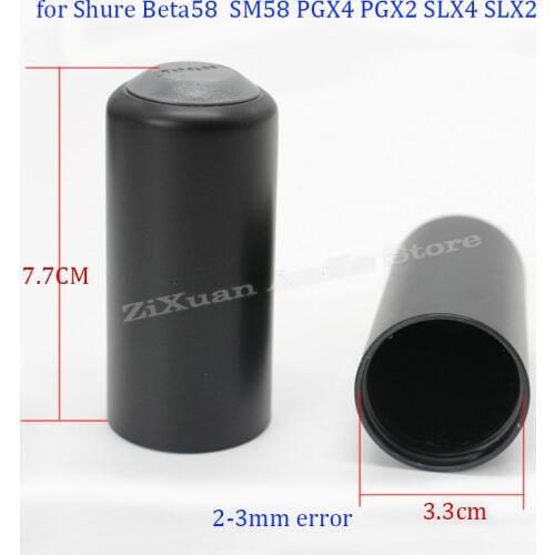 New Replacement Microphone Cover Cup For Shure SLX2 SLX24 PGX2 PGX24 Wireless Microphone New Battery Screw On Cap Cup Back Cover