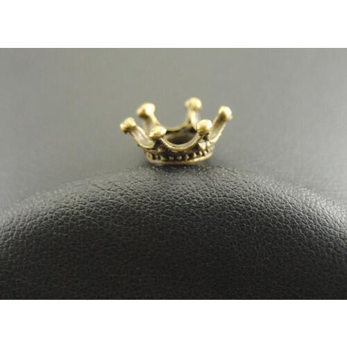 15 Pcs 2 Colors Alloy 3D Princess Crown Charms Pendants For Jewelry Making DIY Handmade Craft A609/A725