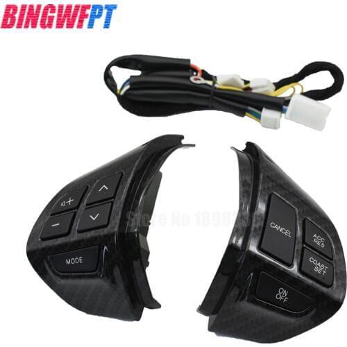 4 colors available) for Mitsubishi Lancer 2007 2008 Multi-function Car steering wheel Cruise control Audio volume buttons