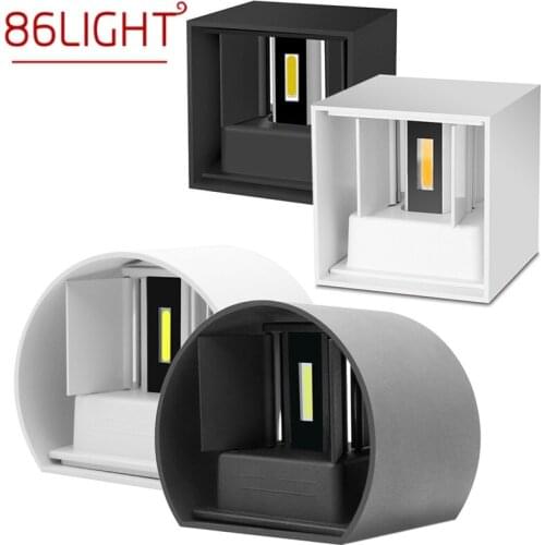 86LIGHT Outdoor Wall Light Fixture LED Patio Porch Sconces Waterproof Creative Decorative For Bedroom Living Room
