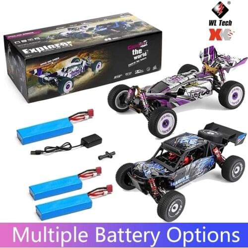 Wltoys 124019 124018 RC Car RTR 1/12 2.4G 4WD 60km/h High Speed Metal 550 Brushed Motor Off-Road Climbing Truck Vehicles Model