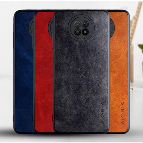 Case for Xiaomi Redmi Note 9T Funda Luxury Vintage Leather Skin Full Protection Phone Cover for xiaomi redmi note 9t case Coque