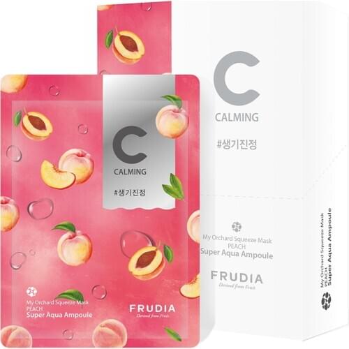 Frudia Offical [Korea No.1 Facial Mask] - My Orchard Squeeze Mask Peach 10ea (Face Care Skin Care Korea Cosmetic)