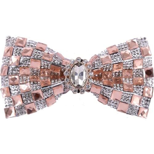 Crystal Bow Tie 2020 Fashion Mens and Womens Banquet Clubs Shiny Wedding Bridegroom Classic High-grade Bowtie Gifts Jewelry