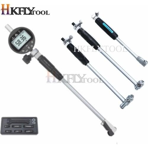 50-160mm Inner Diameter Bore Gauge Measuring Rod + Probe Accessories 10mm indicaotor Inner Diameter Gauge 12.7mm digital indica