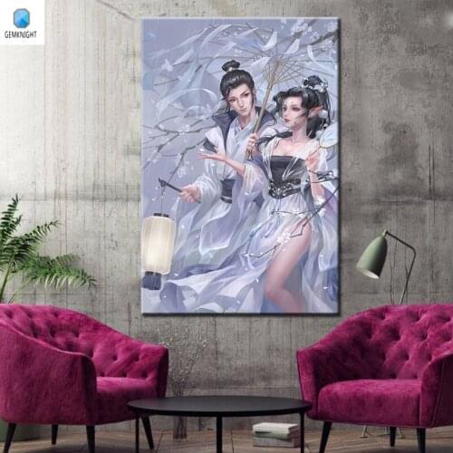 Diy oil painting Anime collection coloring by numbers wall pictures for living room digital paint by numbers for friend gift