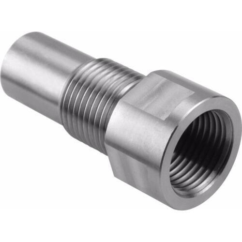 Oxygen Sensor O2 Oxygen Lambda Sensor Extension Spacer Joints Catalytic Converter 50Mm Stainless Steel M18*1.5