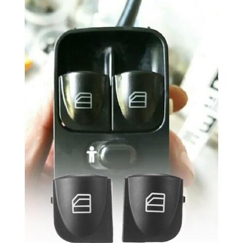 2Pcs Window Switch Cover Accessories New For Mercedes W203 C-CLASS Power Window Button Switch Console Cover C320 C230 C240 C280