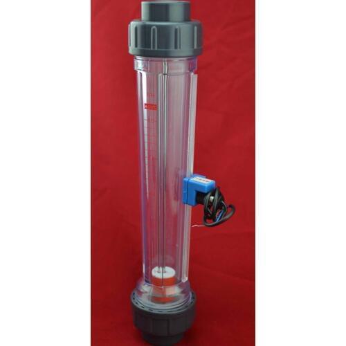 LZS-32A Pipeline plastic tube water rotameter with flow alarm swith upper or lower limit