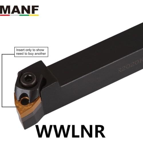 MANF WWLNR-2525M08 turning tool holder 25mm Turning Tool Holders CNC Lathe Cutting Machining Boring Toolholder tools lathe