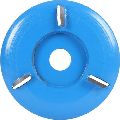 Mutilfunctional 90mm Arc Three Teeth/Four Teeth Alloy Wood Carving Disc Tool Milling Cutter for 16mm Aperture Angle Grinder