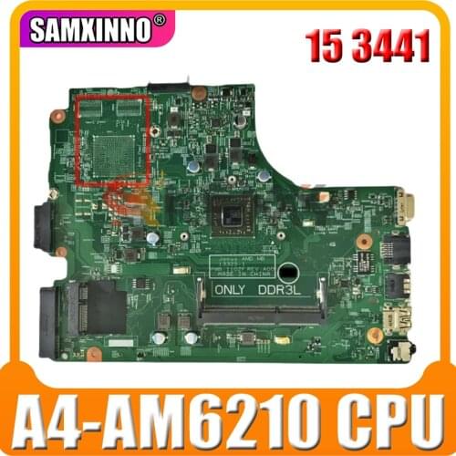 Original Laptop motherboard For Dell Inspiron 15 3441 3541 3442 3542 A4-AM6210 Mainboard 13325-1 CN-03F7WK 03F7WK