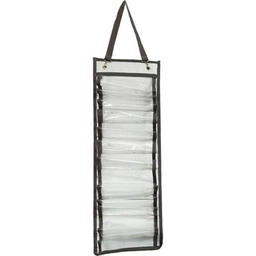 Wall ing Accessory Storage with 12 Slots, Art & Craft Organizer, Transparent