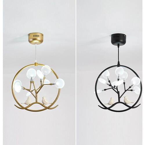 Retro Restaurant Lights Modern Pendant Light Simple led Bar Aisle Lamp Dining Hall Lamp Creative Individuality Bird Pedant Light