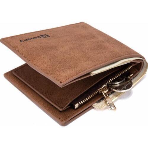 Luxury Slim PU Men Wallets Fashion Change Clutch Coin Pocket Business Male Purses Money Purse Card Holder Small Wallet Bag W09