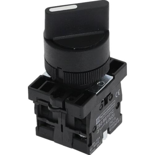 Pcs XB2-ED33 On/Off/Of 3 Position Rotary Select Selector Switch NO+NO 10A 600V AC XB2-ED33