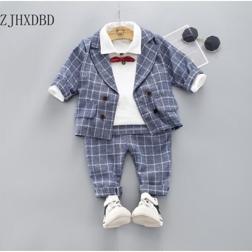 ZJHXDBD Blue Suits For Boys China